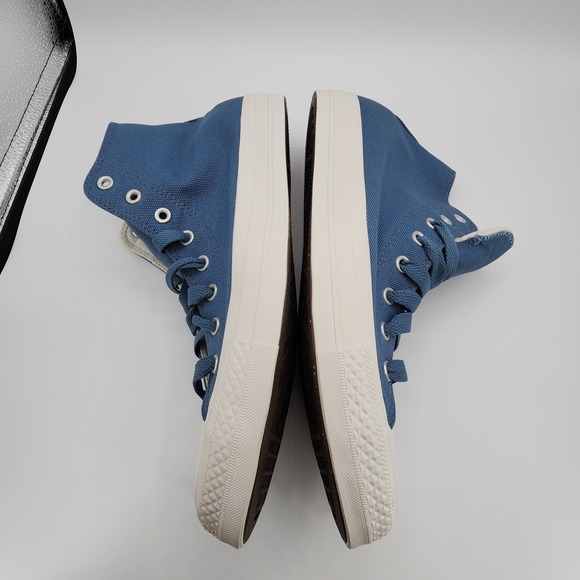 Converse Chuck Taylor All Star High Shoes Mens 12 Lakeside Blue Sneaker NEW - Picture 11 of 13